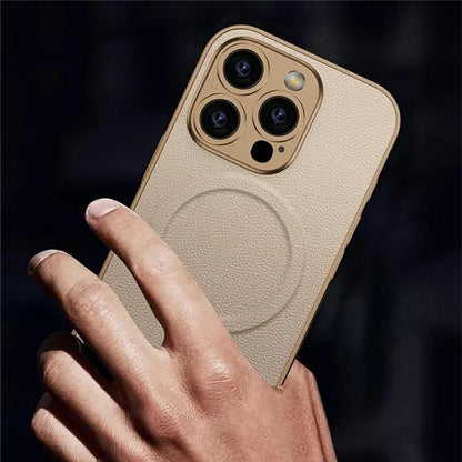 GKK For iPhone 16 Pro Max Case Compatible with MagSafe Skin-Touch Shockproof PU+PC Phone Cover