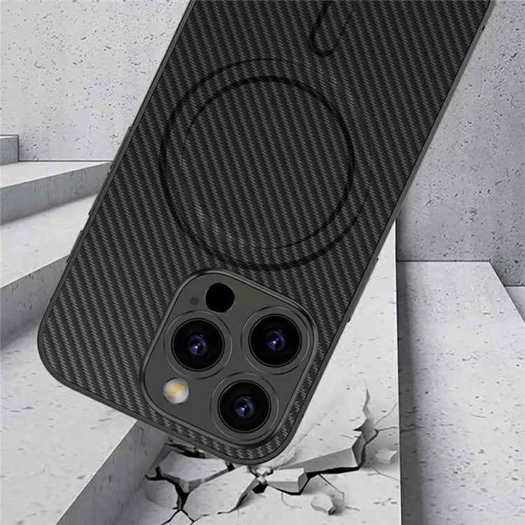 GKK For iPhone 16 Pro Max Case Compatible with MagSafe Skin-Touch Shockproof PU+PC Phone Cover