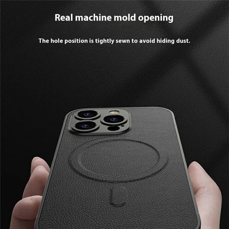 GKK For iPhone 16 Pro Max Case Compatible with MagSafe Skin-Touch Shockproof PU+PC Phone Cover