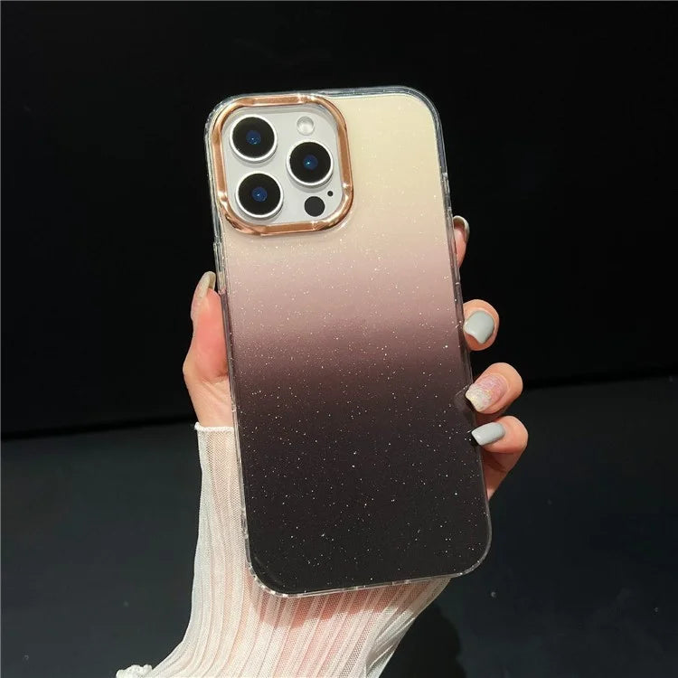 For iPhone 16 Pro Case Dual Color Gradient Soft TPU Phone Case