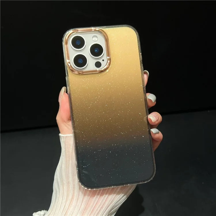 For iPhone 16 Pro Case Dual Color Gradient Soft TPU Phone Case