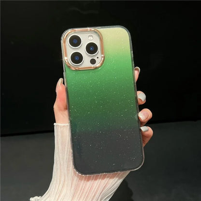 For iPhone 16 Pro Case Dual Color Gradient Soft TPU Phone Case