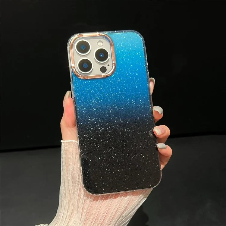 For iPhone 16 Pro Case Dual Color Gradient Soft TPU Phone Case