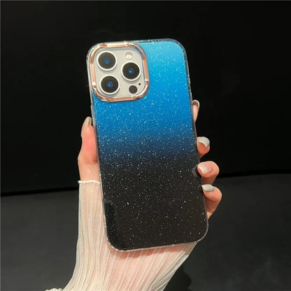 For iPhone 16 Pro Case Dual Color Gradient Soft TPU Phone Case