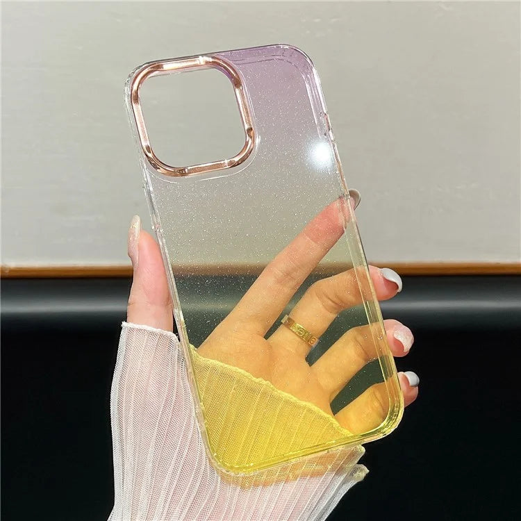 For iPhone 16 Pro Case Dual Color Gradient Soft TPU Phone Case
