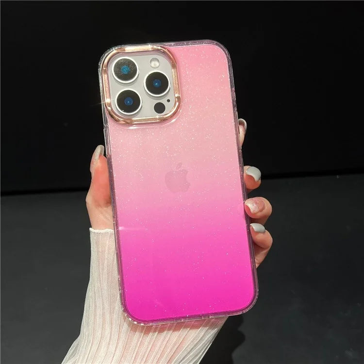 For iPhone 16 Pro Case Dual Color Gradient Soft TPU Phone Case
