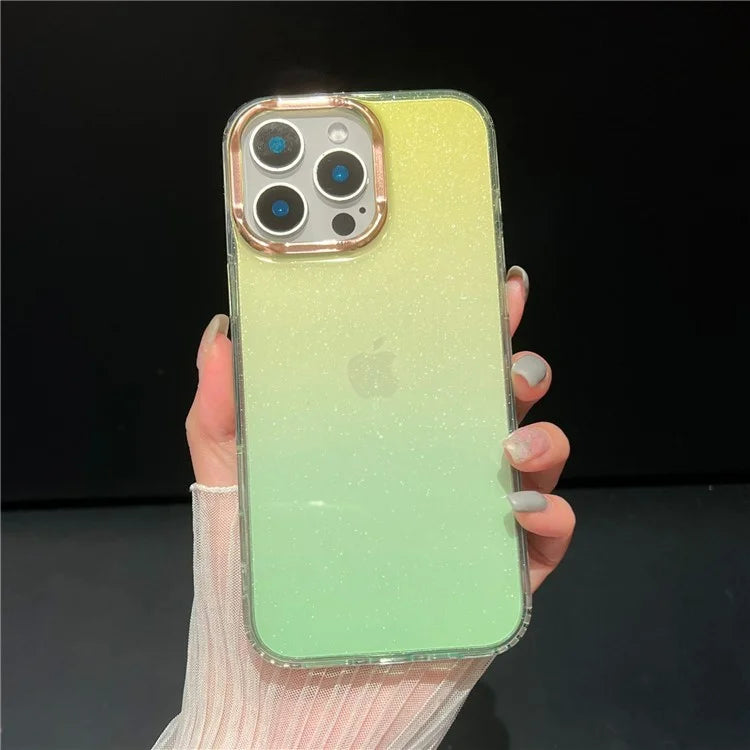 For iPhone 16 Pro Case Dual Color Gradient Soft TPU Phone Case