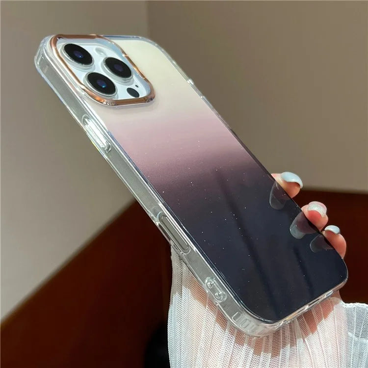 For iPhone 16 Pro Case Dual Color Gradient Soft TPU Phone Case