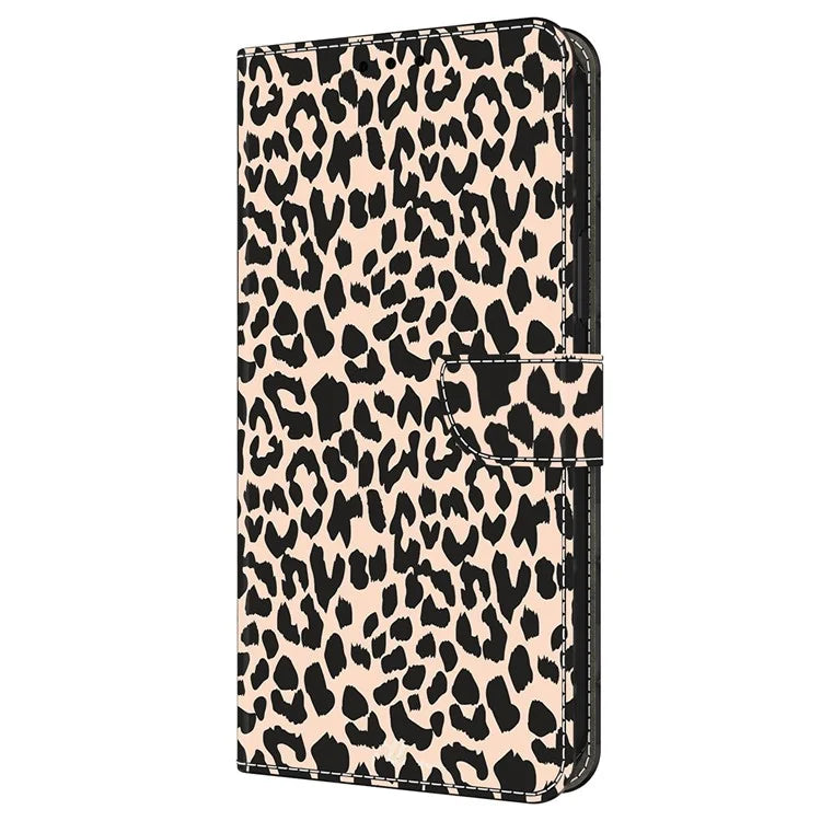 For iPhone 16 Case Pattern Printed Protective Cover TPU+PU Leather Flip Phone Case