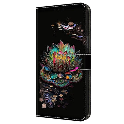 For iPhone 16 Plus Case Pattern Printed Protective Cover TPU+PU Leather Flip Phone Case