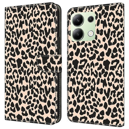 For Xiaomi Redmi Note 13 4G Case Pattern Printed Protective Cover TPU+PU Leather Flip Phone Case
