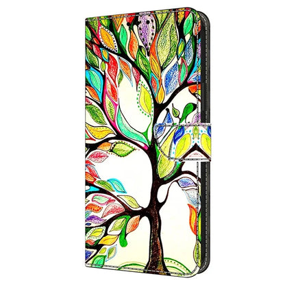 For Xiaomi Redmi Note 13 4G Case Pattern Printed Protective Cover TPU+PU Leather Flip Phone Case