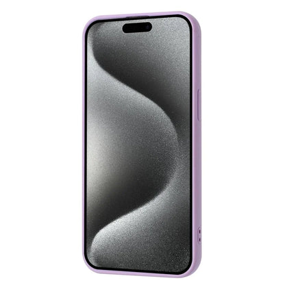 For iPhone 16 Pro Case Drawing Type Card Slots Litchi Texture Leather Back Cover with Ring Kickstand