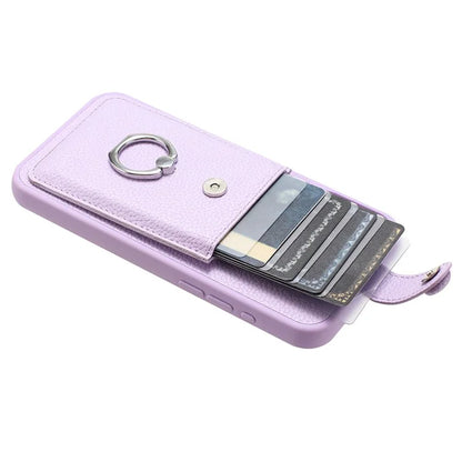 For Samsung Galaxy S23 Ultra Case Drawing Type Card Slots Litchi Texture Leather Back Cover with Ring Kickstand