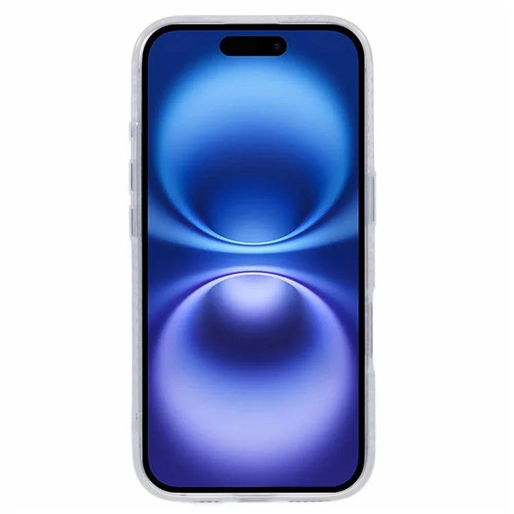 For iPhone 16 Plus Case Compatible with MagSafe Sea Waves IMD TPU+Acrylic Phone Cover