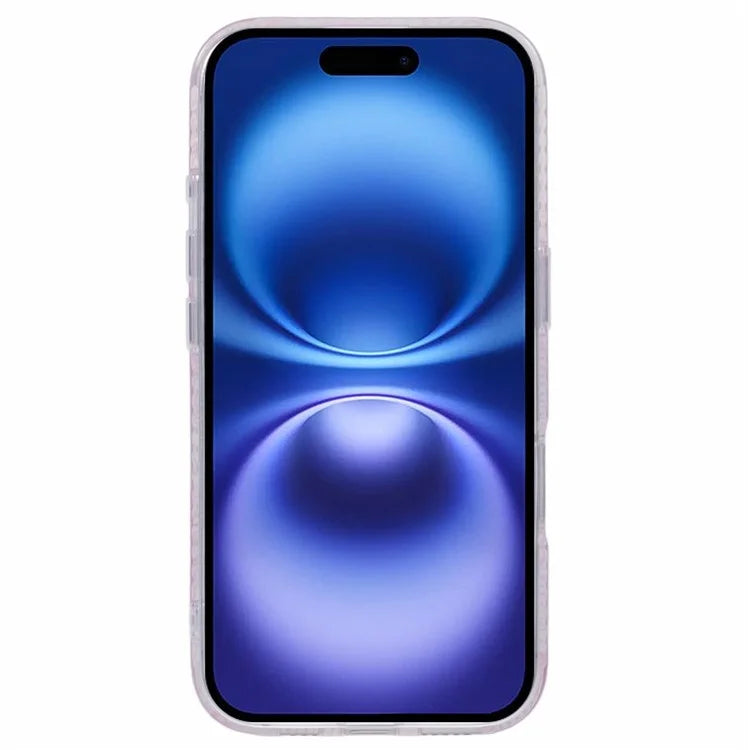 For iPhone 16 Plus Case Compatible with MagSafe Sea Waves IMD TPU+Acrylic Phone Cover