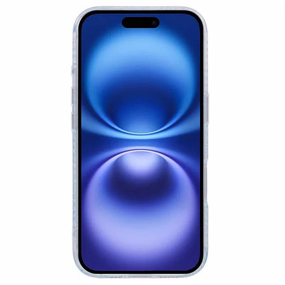 For iPhone 16 Plus Case Compatible with MagSafe Sea Waves IMD TPU+Acrylic Phone Cover