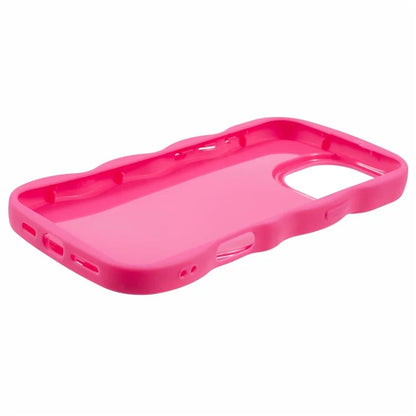XL Series For iPhone 16 Pro Case TPU Protective Phone Cover Unique Curly Wave Frame