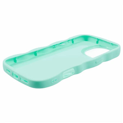 XL Series For iPhone 16 Pro Case TPU Protective Phone Cover Unique Curly Wave Frame