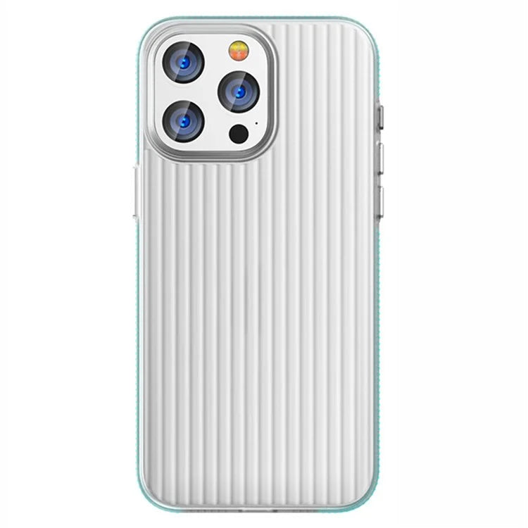 For iPhone 16 Pro Case Corrugated Texture Matte PC Skin-Touch Phone Cover
