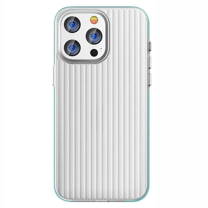 For iPhone 16 Pro Case Corrugated Texture Matte PC Skin-Touch Phone Cover