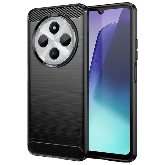 MOFI JK TPU Series-1 For Xiaomi Redmi 14C 4G Case Carbon Fiber Texture TPU Soft Phone Cover