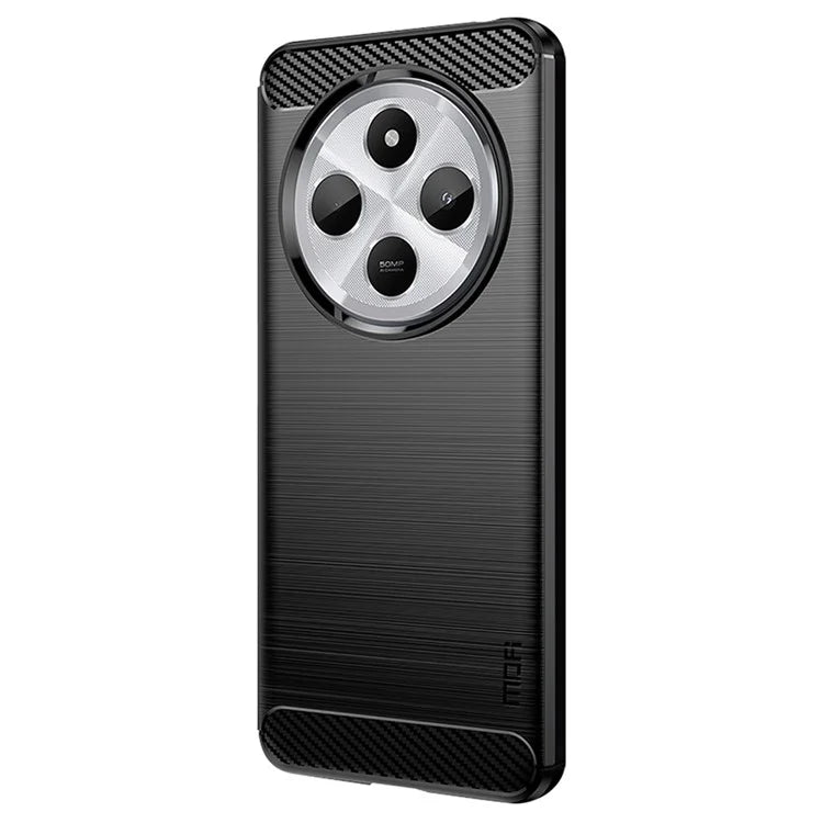 MOFI JK TPU Series-1 For Xiaomi Redmi 14C 4G Case Carbon Fiber Texture TPU Soft Phone Cover