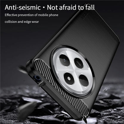 MOFI JK TPU Series-1 For Xiaomi Redmi 14C 4G Case Carbon Fiber Texture TPU Soft Phone Cover