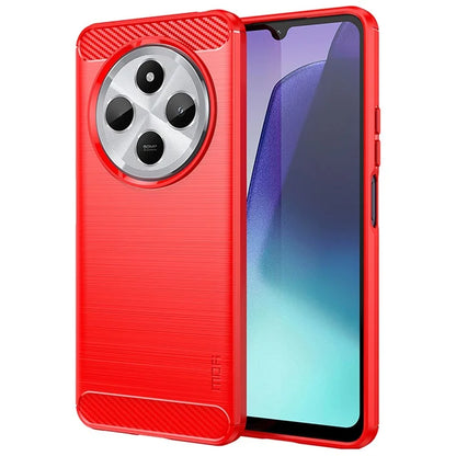 MOFI JK TPU Series-1 For Xiaomi Redmi 14C 4G Case Carbon Fiber Texture TPU Soft Phone Cover
