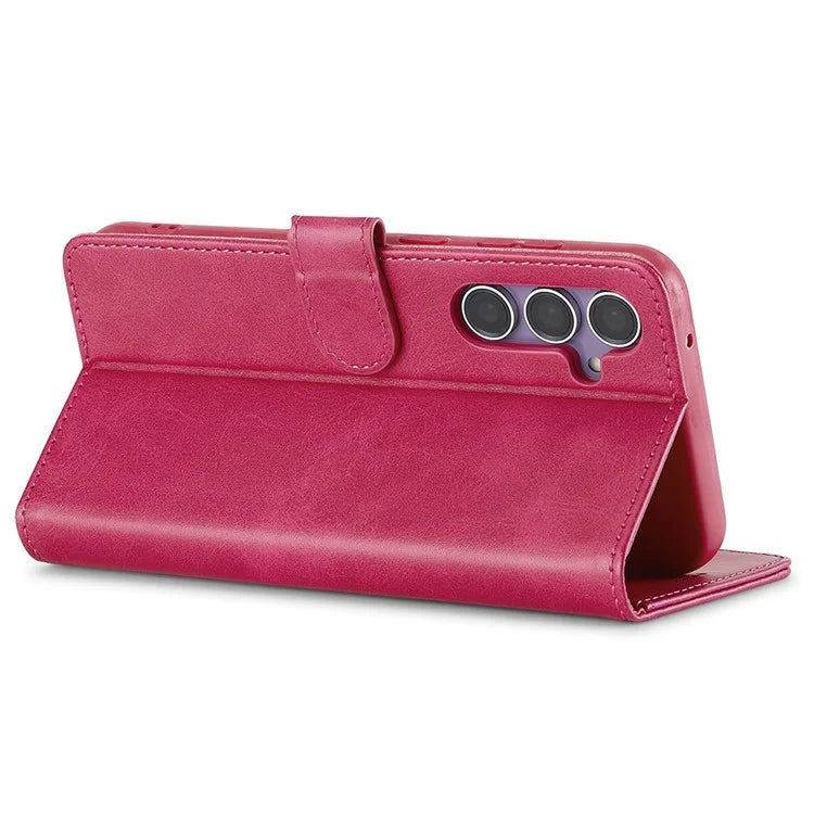 LC.IMEEKE For Samsung Galaxy A16 5G Case Calf Texture PU Leather Stand Wallet Phone Cover