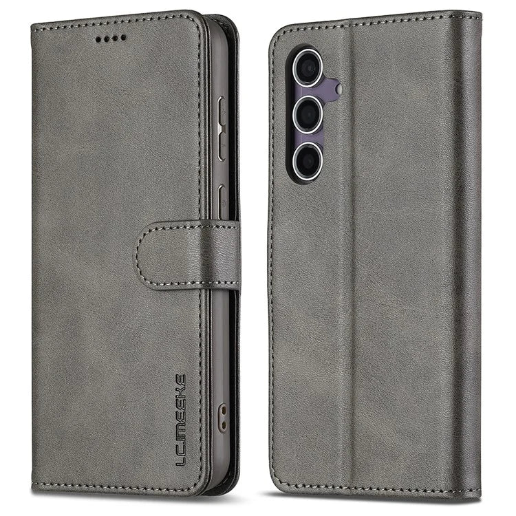 LC.IMEEKE For Samsung Galaxy A16 5G Case Calf Texture PU Leather Stand Wallet Phone Cover