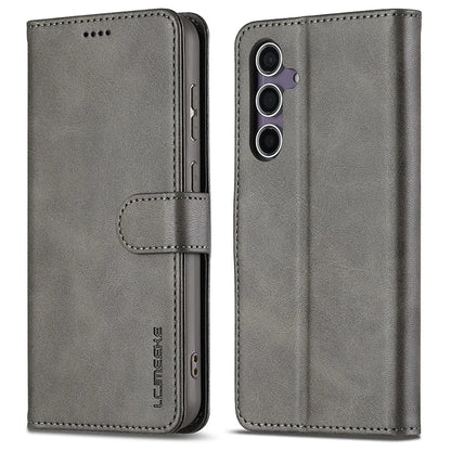 LC.IMEEKE For Samsung Galaxy A16 5G Case Calf Texture PU Leather Stand Wallet Phone Cover