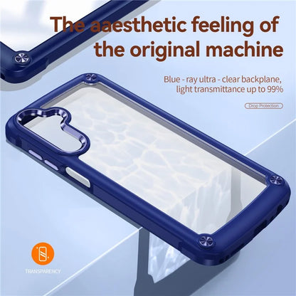 For Samsung Galaxy A16 5G Case Anti-Drop Alloy Lens Frame PC+TPU Phone Cover