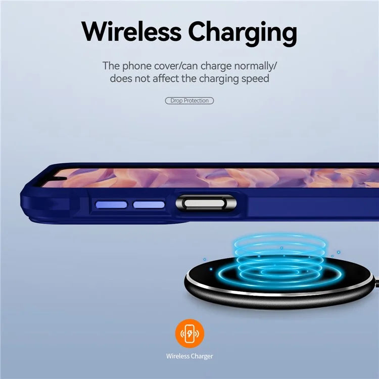 For Samsung Galaxy A16 5G Case Anti-Drop Alloy Lens Frame PC+TPU Phone Cover