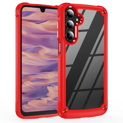 For Samsung Galaxy A16 5G Case Anti-Drop Alloy Lens Frame PC+TPU Phone Cover