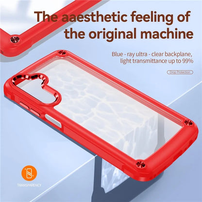 For Samsung Galaxy A16 5G Case Anti-Drop Alloy Lens Frame PC+TPU Phone Cover