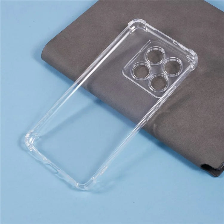 For Xiaomi 14T Pro Phone Case Reinforced Four Corner Anti-Drop Clear TPU Cover