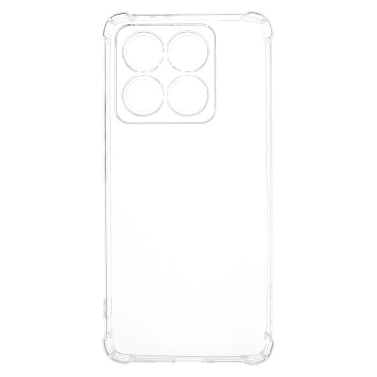 For Xiaomi 14T Phone Case Thicken Four Corner Clear TPU Cover