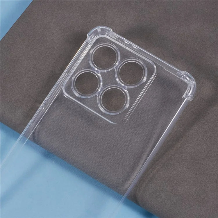 For Xiaomi 14T Phone Case Thicken Four Corner Clear TPU Cover