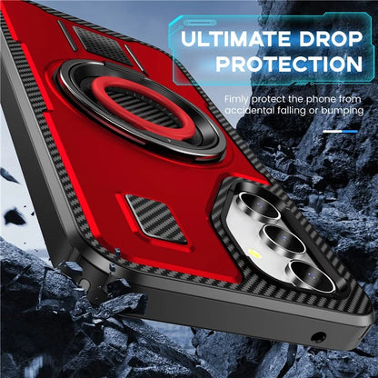 For Samsung Galaxy A54 5G Case TPU+PC Kickstand Phone Cover with Silicone Finger Strap
