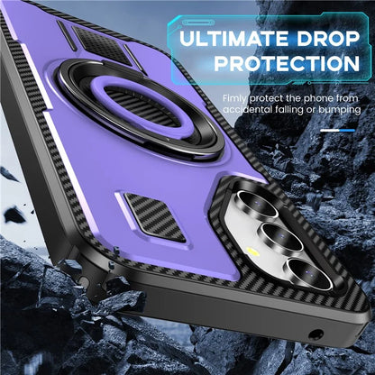 For Samsung Galaxy A54 5G Case TPU+PC Kickstand Phone Cover with Silicone Finger Strap
