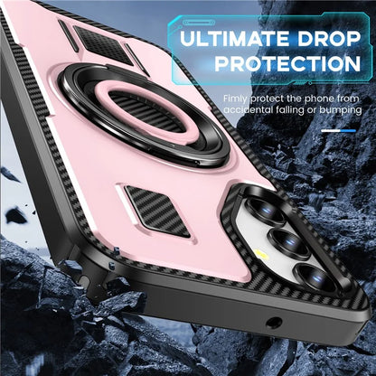 For Samsung Galaxy A15 4G / 5G Case TPU+PC Kickstand Phone Cover with Silicone Finger Strap