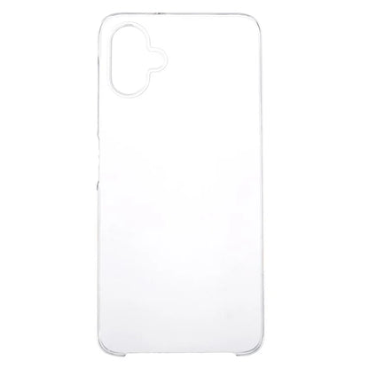 For Samsung Galaxy A06 Case TPU Frame Clear Acrylic Back Phone Cover with PET Film