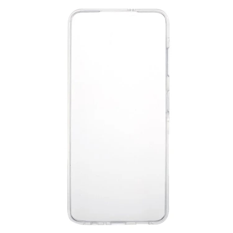 For Samsung Galaxy A06 Case TPU Frame Clear Acrylic Back Phone Cover with PET Film