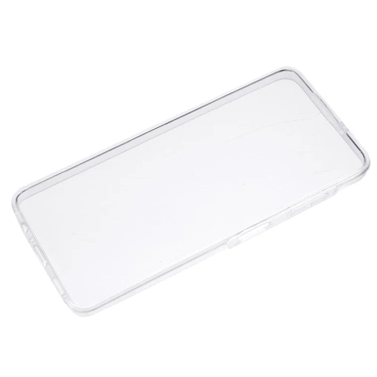For Samsung Galaxy A06 Case TPU Frame Clear Acrylic Back Phone Cover with PET Film