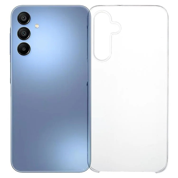 For Samsung Galaxy A16 5G Case TPU Frame Clear Acrylic Back Phone Cover with PET Film