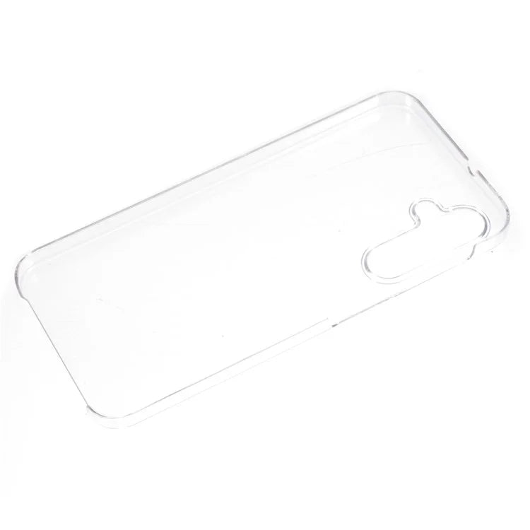 For Samsung Galaxy A16 5G Case TPU Frame Clear Acrylic Back Phone Cover with PET Film