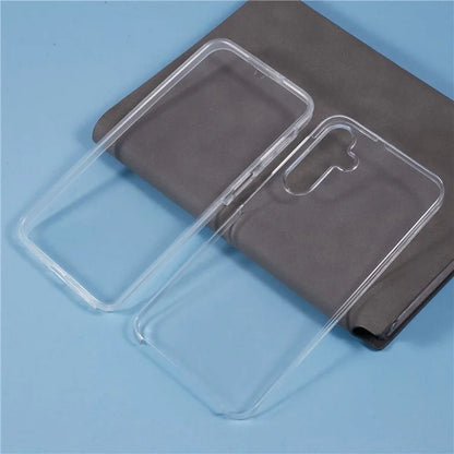 For Samsung Galaxy A16 5G Case TPU Frame Clear Acrylic Back Phone Cover with PET Film