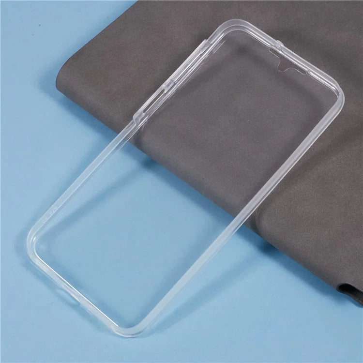 For Samsung Galaxy A16 5G Case TPU Frame Clear Acrylic Back Phone Cover with PET Film