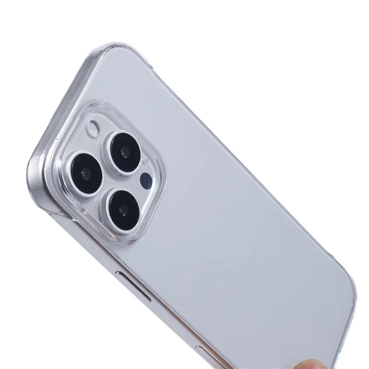 For iPhone 16 Pro Case Transparent PC Borderless Phone Cover